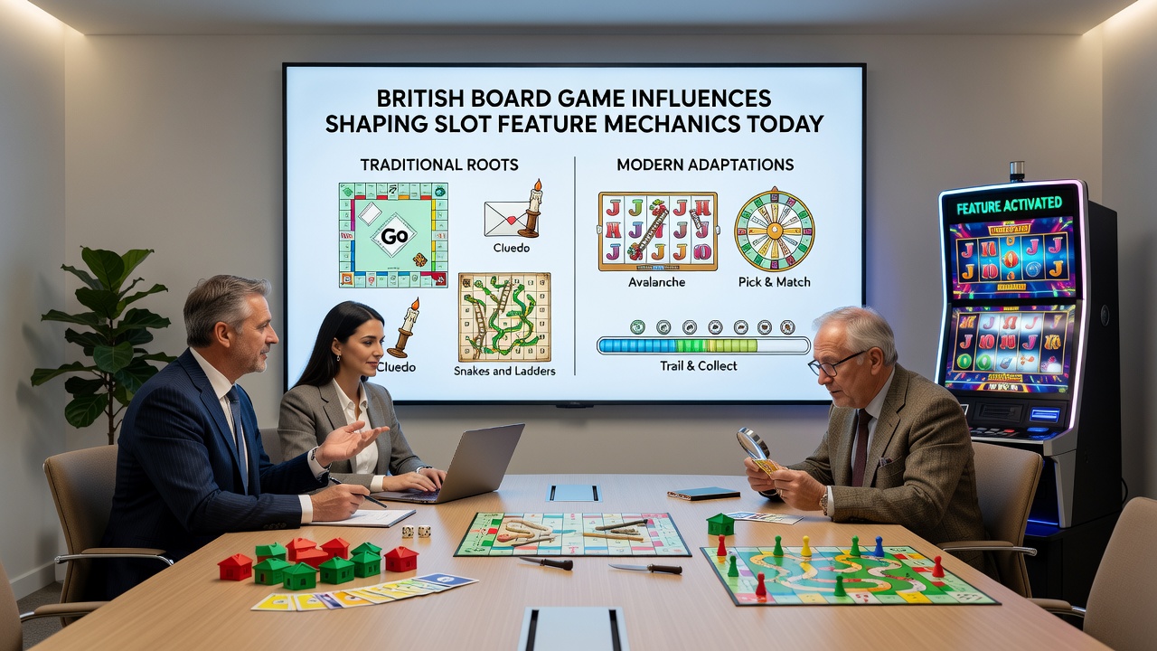 Slot screen displaying Cluedo-inspired detective bonus round with card reveals and multiplier selections