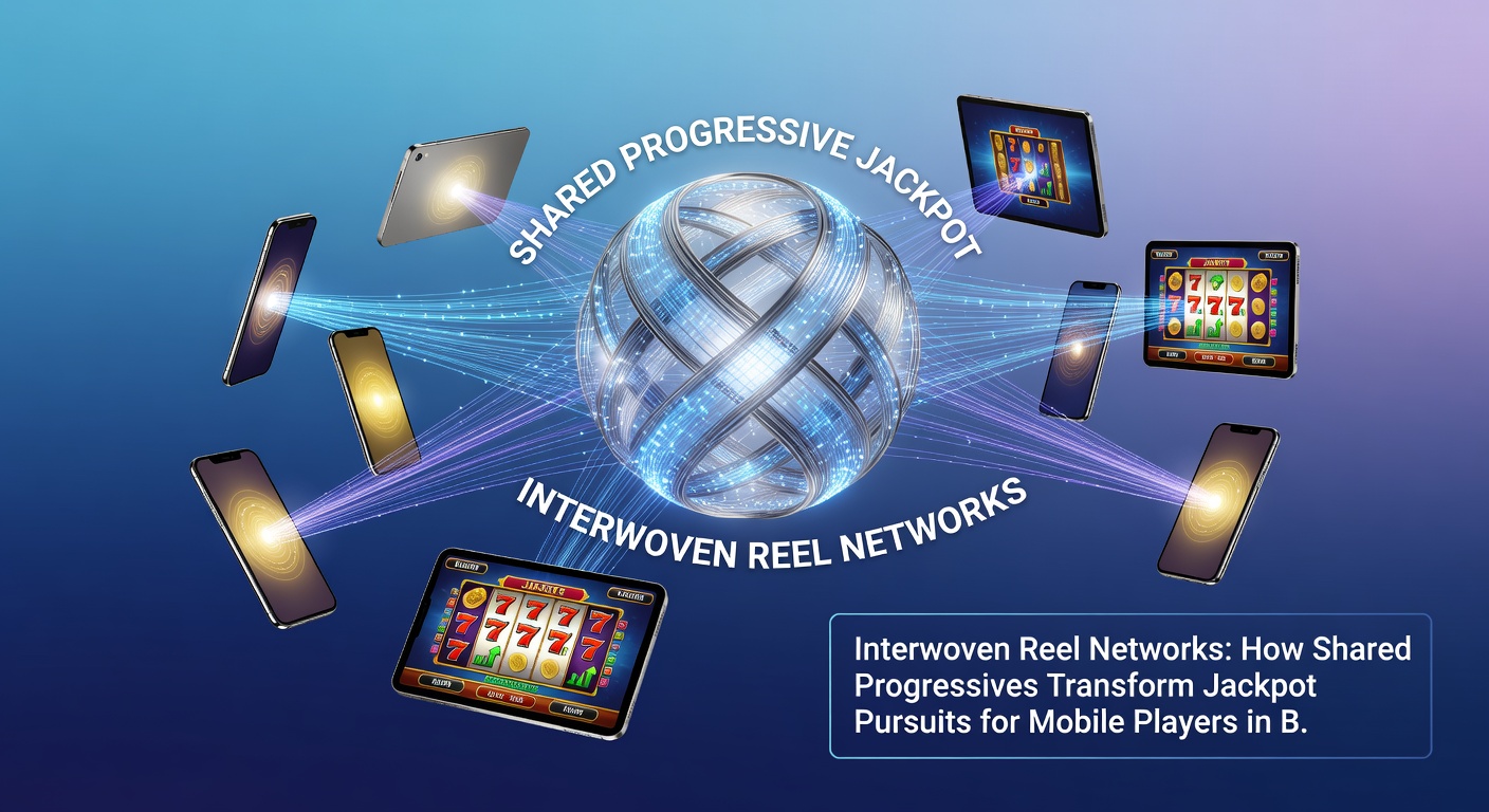 Illustration of shared progressive jackpot growth across multiple mobile slot titles in Britain